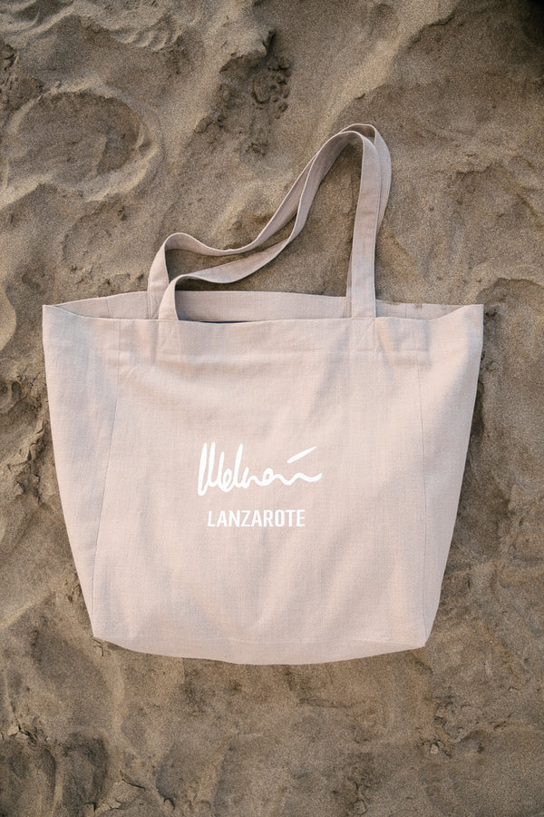 LA TOTE BAG EN BEIGE