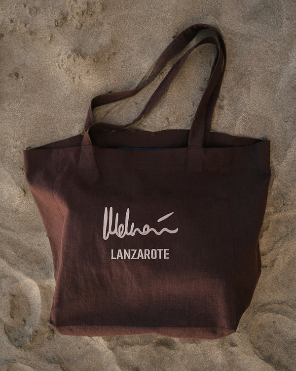 LA TOTE BAG MARRÓN CHOCOLATE