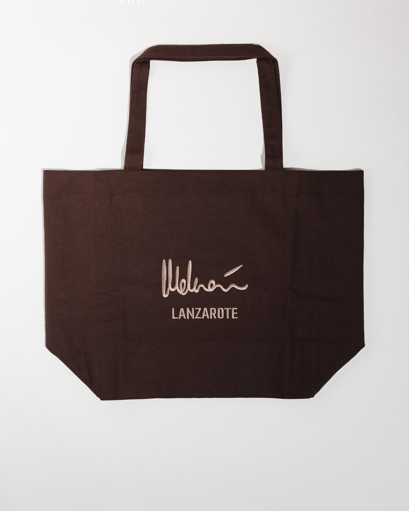 LA TOTE BAG MARRÓN CHOCOLATE