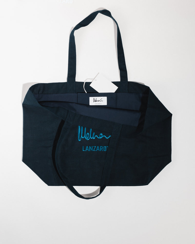 LA TOTE BAG EN AZUL MARINO