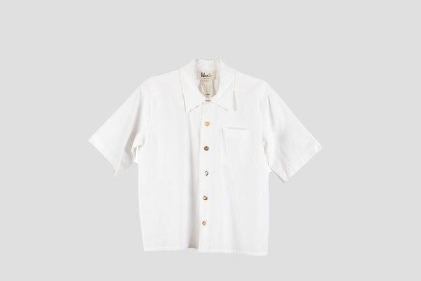 The White Cotton Tiki Shirt